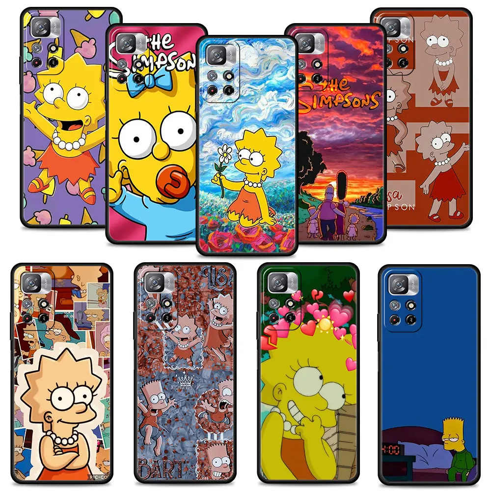 

Phone Case For Redmi Note 11 11S 11T 10 9 8 8T 9T 9S Pro 9C 9A 10C K40 K40S K50 Soft Cover Simpson Good Day