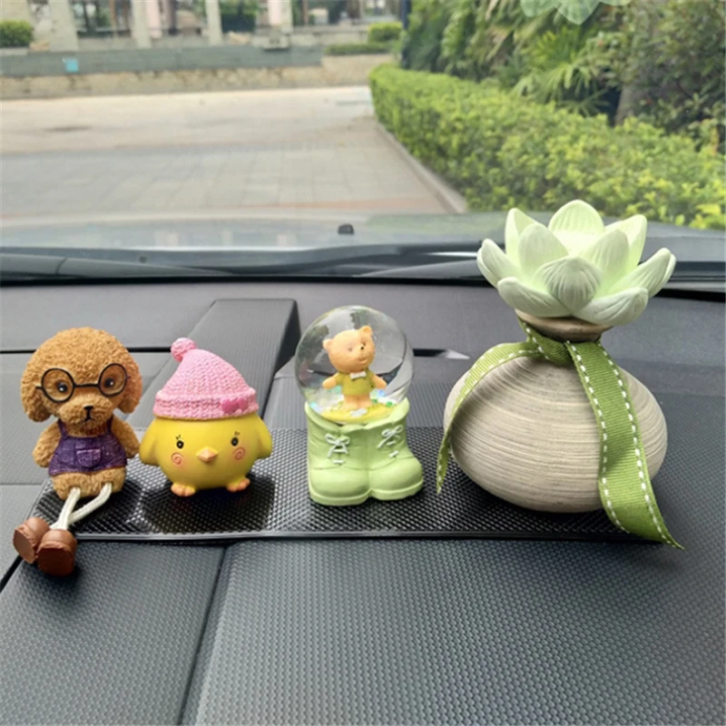 

Многофункциональный нескользящий коврик для автомобиля, кошелек для ключей и очков, длинный нескользящий коврик, черный Противоскользящий...