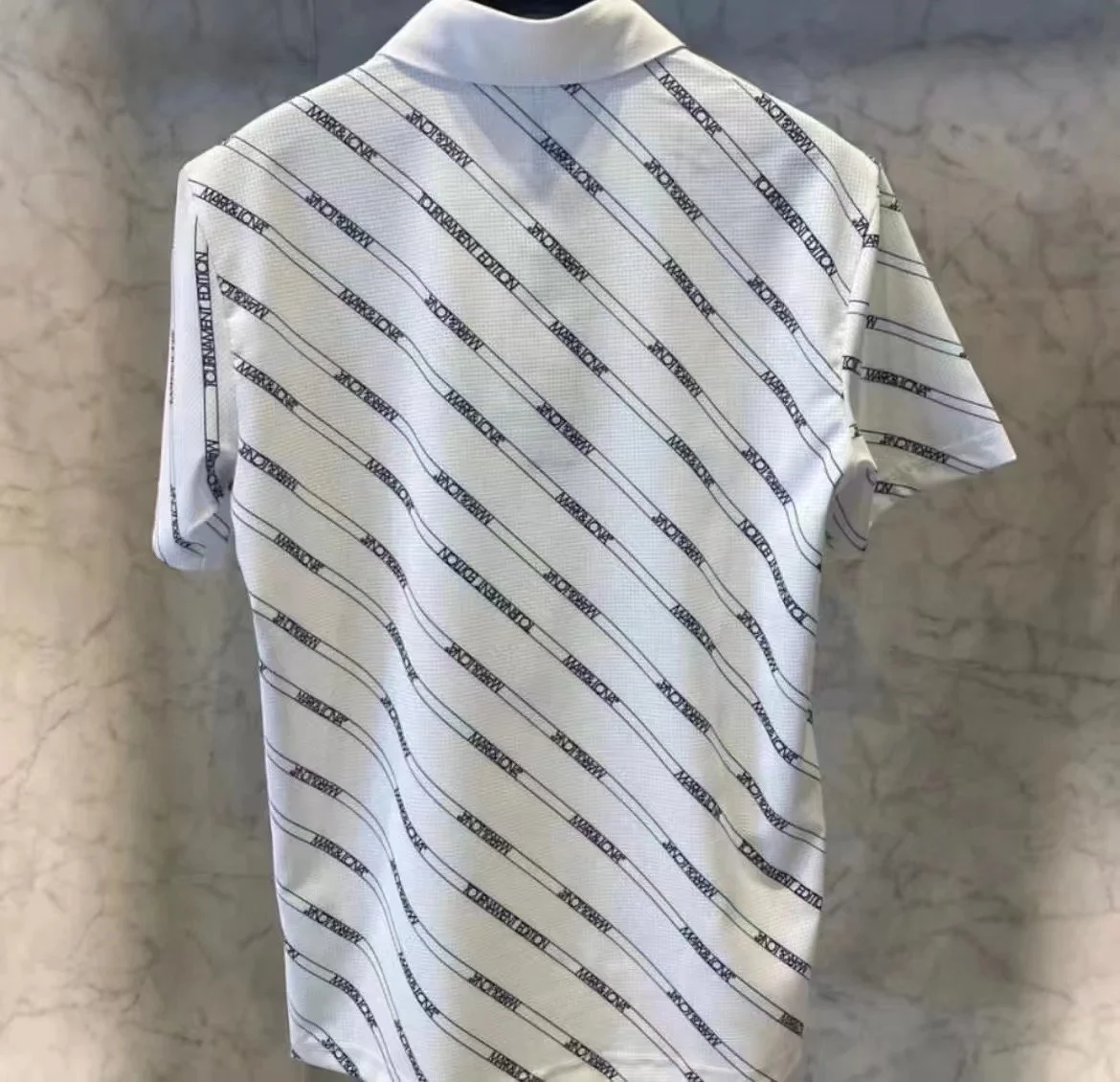 South Korea's original single Golf clothing men's lapel POLO shirt top sports quick drying loose thin short-sleeved T-shirt