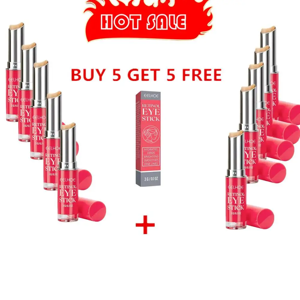 

Retinol Eye Cream Stick Anti-aging Anti Wrinkle Firming Moisturizing Puffiness Black And Circles Deep Lightening