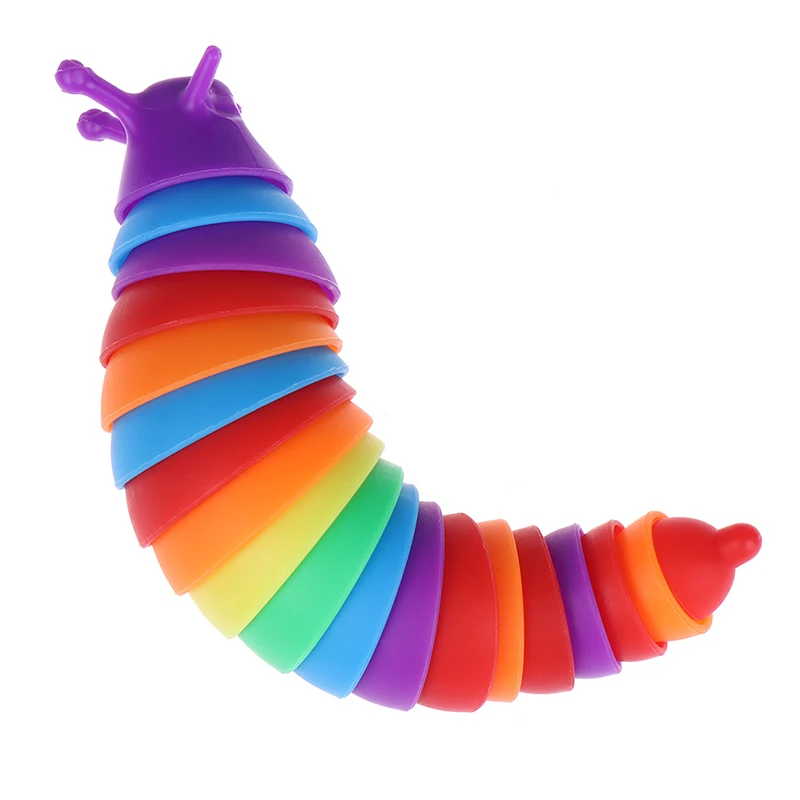 

Toy Fat Brain Slug Articulated Flexible 3D Slug Fidget Toy All Ages Relief Anti-Anxiety Sensory Toys for Children Aldult1