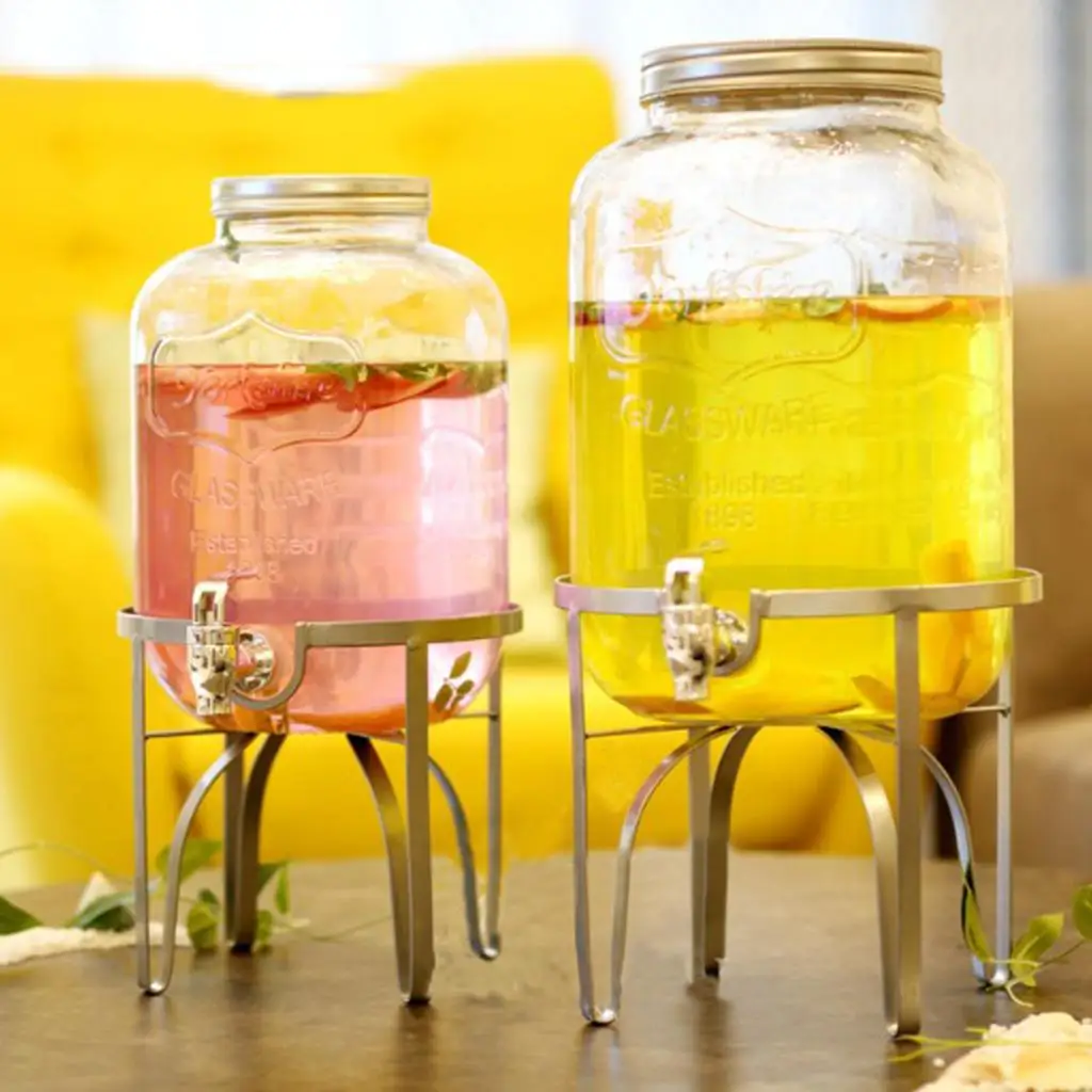 Диспенсер для напитков подставка кронштейн стойка стеклянная банка держатель