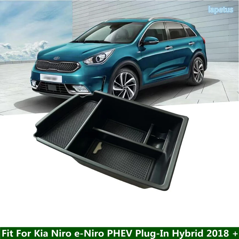 

Accessories Center Console Armrest Box Secondary Storage Pallet Phone Tray For Kia Niro e-Niro PHEV Plug-In Hybrid 2018 - 2021