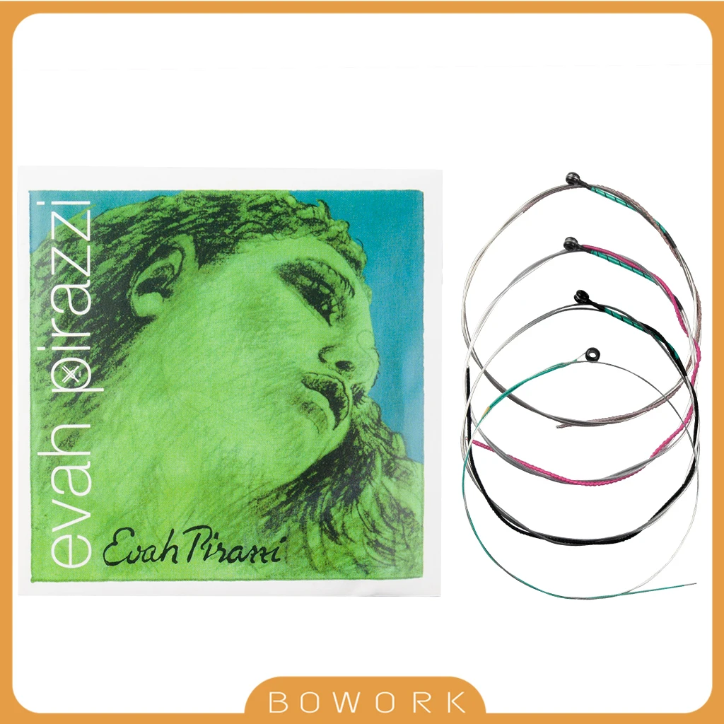 

Higher Tenstion Violin Strings Pirastro Evah Pirazzi Fiddle Strings For 3/4 4/4 Acoustic Strings Violin Open Brilliant Sound SET