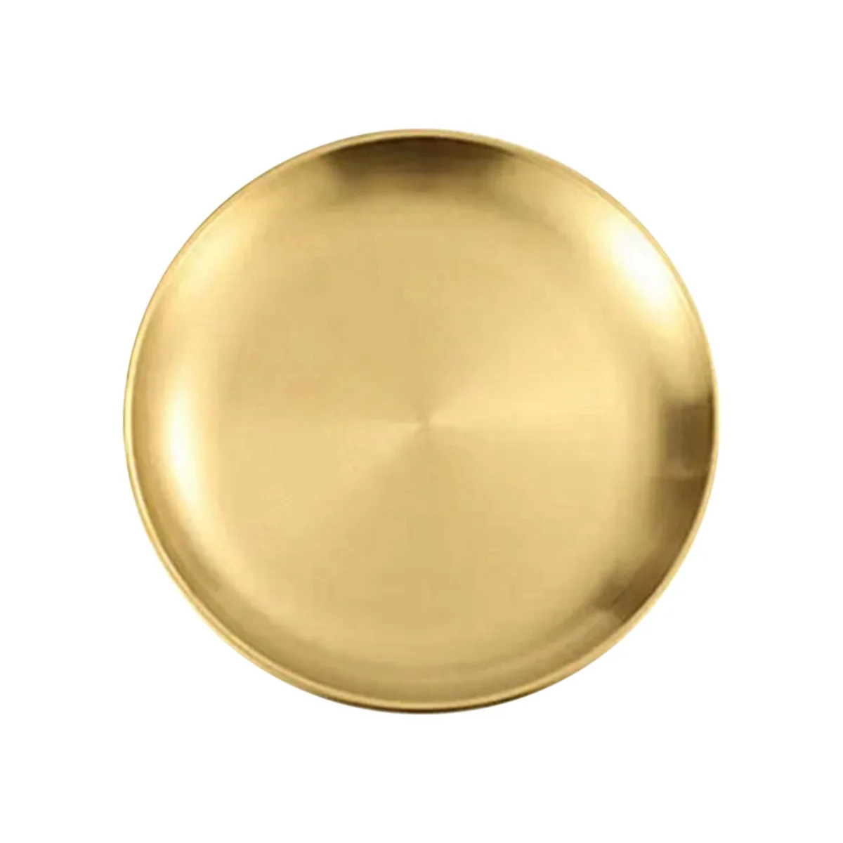 Круглая тарелка из нержавеющей стали походная посуда нержавеющая штабелируемая