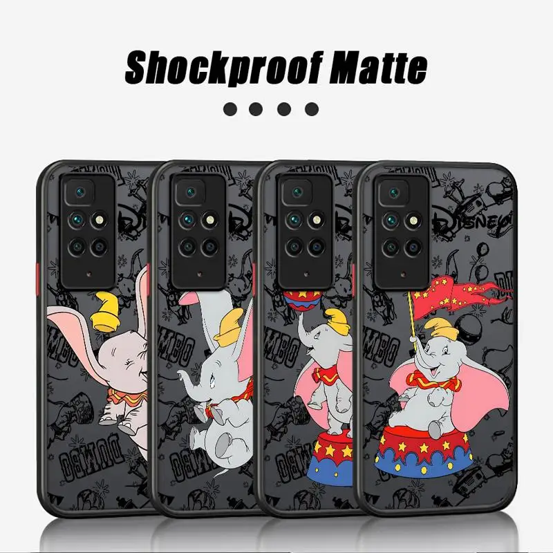 phone cases for Redmi Note 12S 11 case K40 8 10S 11Pro 10 13 8T 9 11S Lite 12 Luxury Cover funda Disney Cute Animation Dumbo