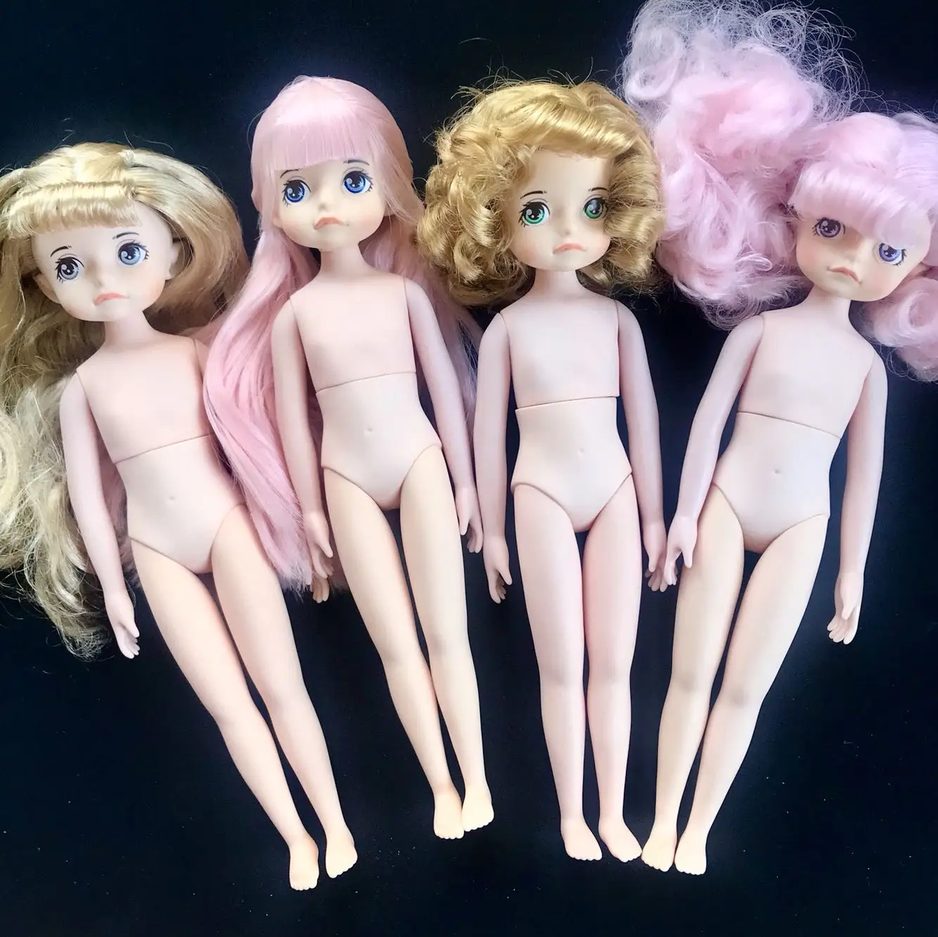 

(Little Defective) 25CM Cute Dolls Elf Ears Princess Makeup Movable Joints Lovely Baby Doll Reborn Accessories for Girls Toy
