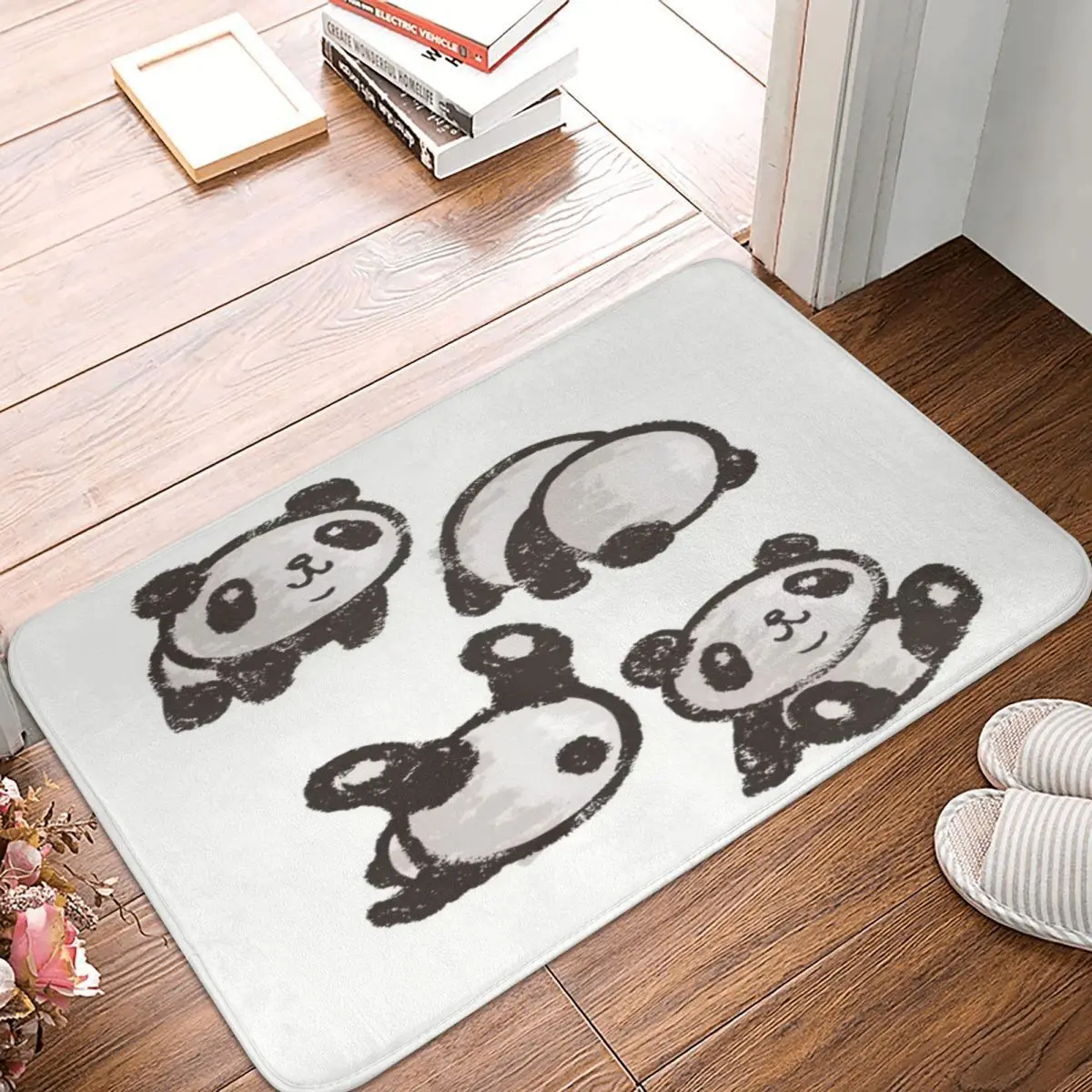 

Коврик из полиэстера с рисунком панды, 40 х60 см
