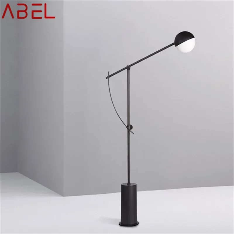 ABEL скандинавский винтажный торшер современный простой черный светодиодный