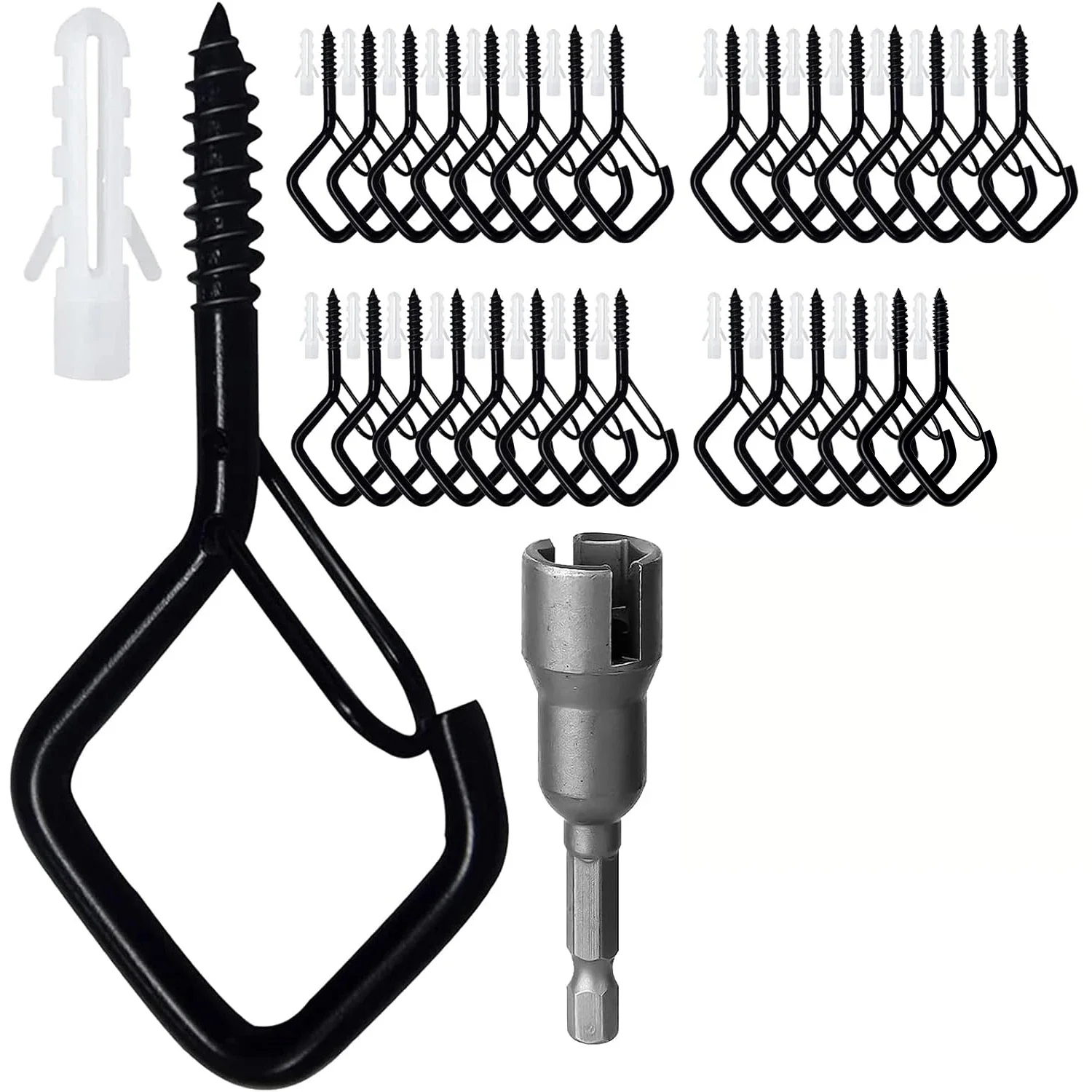 

Квадратные крючки из железа