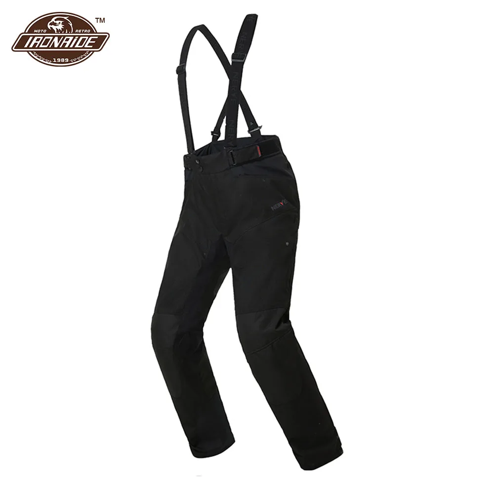 

Men's Plus Size Cold-proof Pantalon Moto Windproof Waterproof Motocross Pants 4 Seasons Motorcycle Pants Anti-drop Cycling Pants