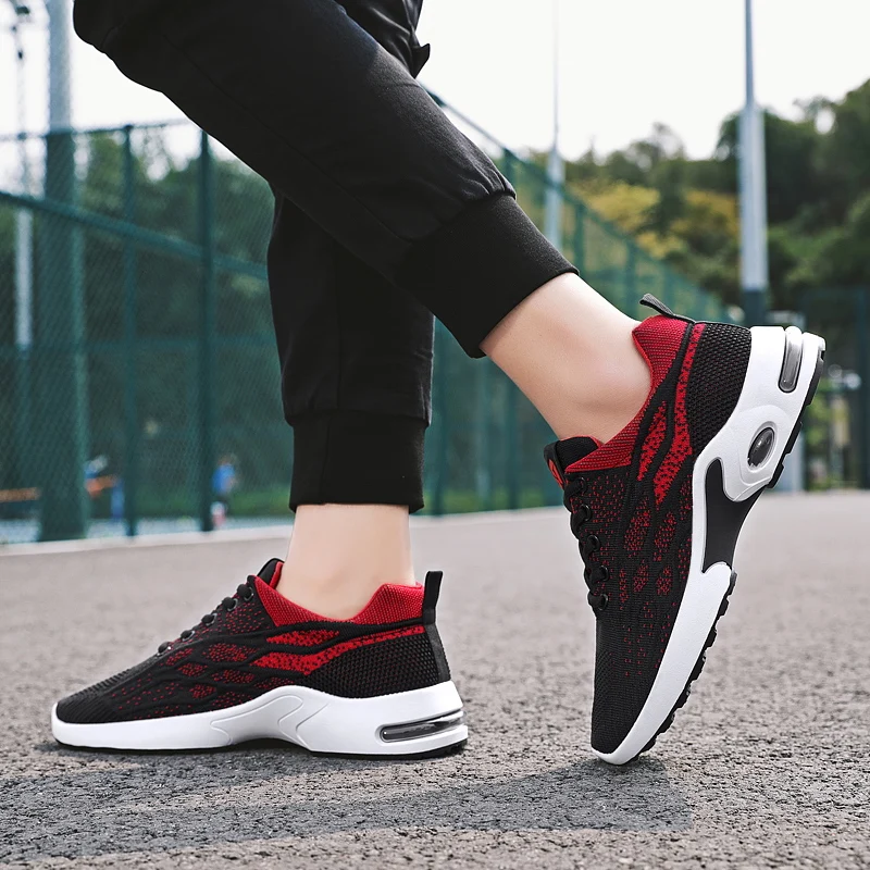 Casual Sneakers Cushioning Outdoor Running Shoes for Men Non-slip Sport Male Shoes Professional Athletic Training Men Air Shoes