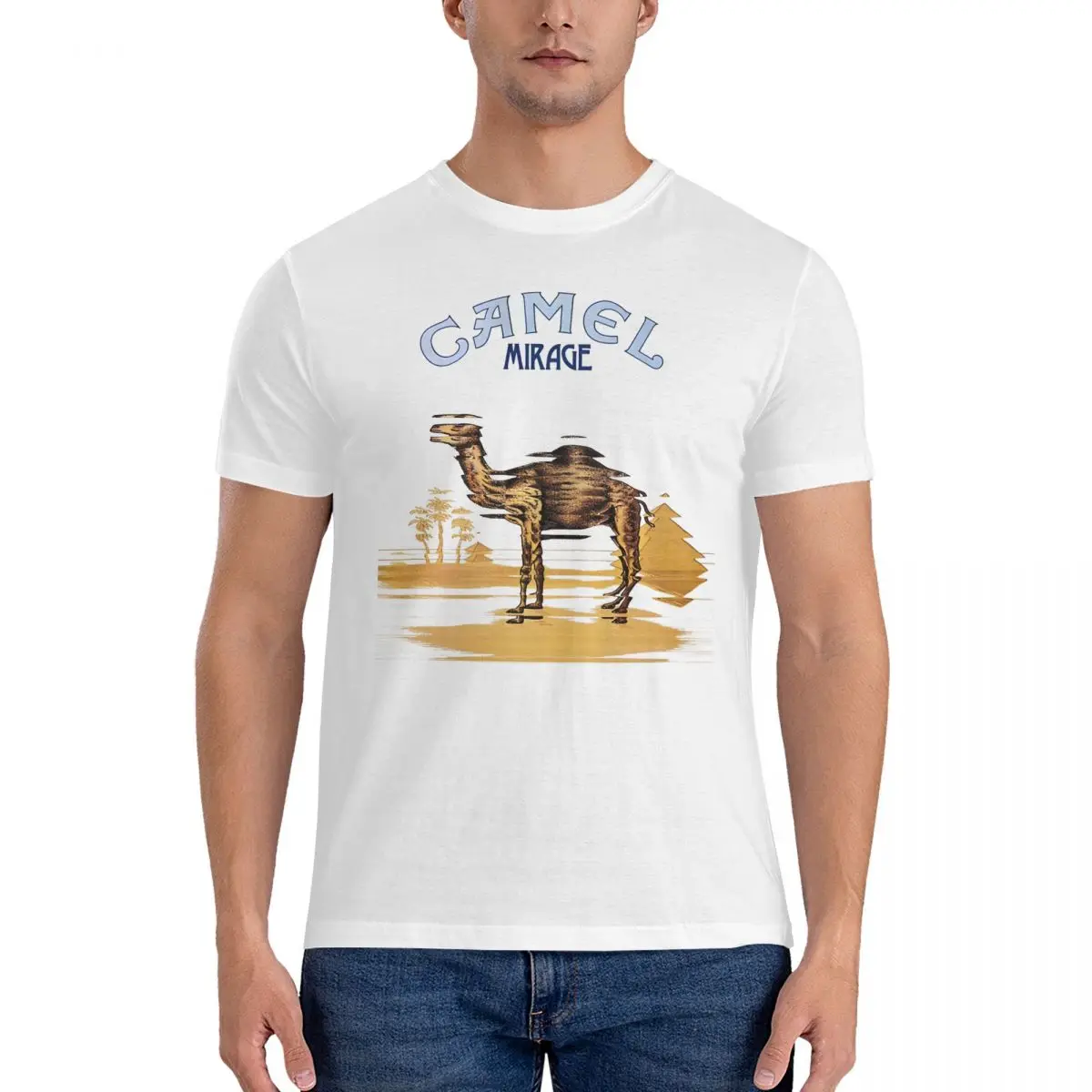 Футболка мужская с круглым вырезом 100% хлопок коротким рукавом