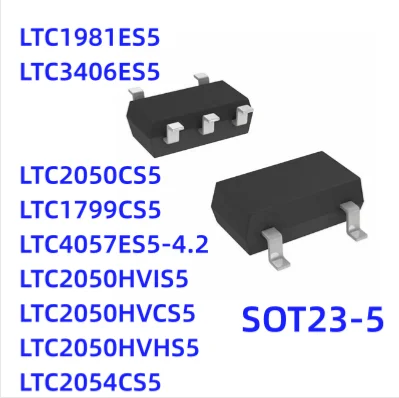 10 шт./лот 198ltc1es5 LTC3406ES5 LTC2050CS5 LTC1799CS5 LTC4057ES5-4.2 LTC2050HVIS5 LTC2050HVCS5 LTC2050HVHS5 LTC2050HVHS5 LTC2054CS5 SOT23-5