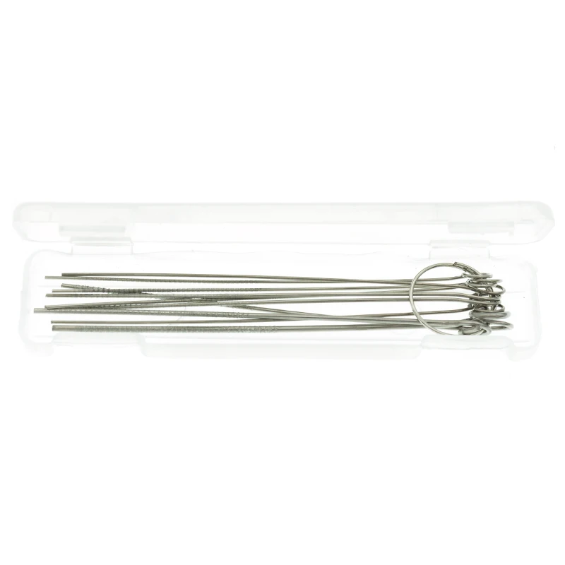 

10 kinds Stainless Steel Needle Set PCB Electronic Circuit Through Hole Needle Desoldering Welding Repair Tool 80mm 0.7-1.3mm