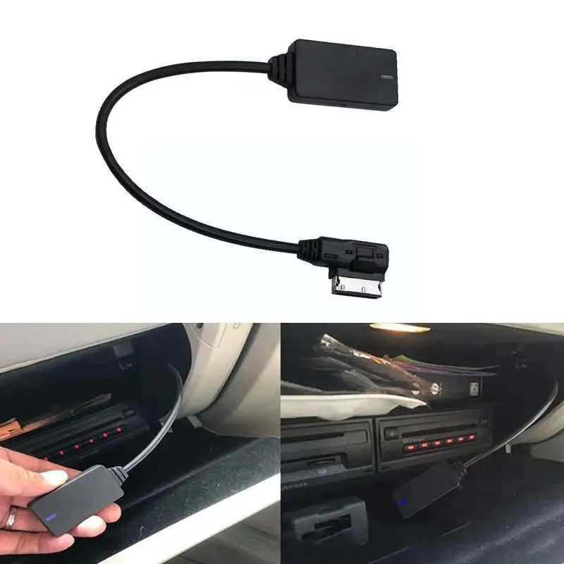 

Bluetooth5.0 Audio Cable AUX Music Interface Adapter Audio Cable Fits for Audi/VW AMI 3G For A3 A4 B8 B6 A6 C6 B7 C6 C5 C7 C7R9