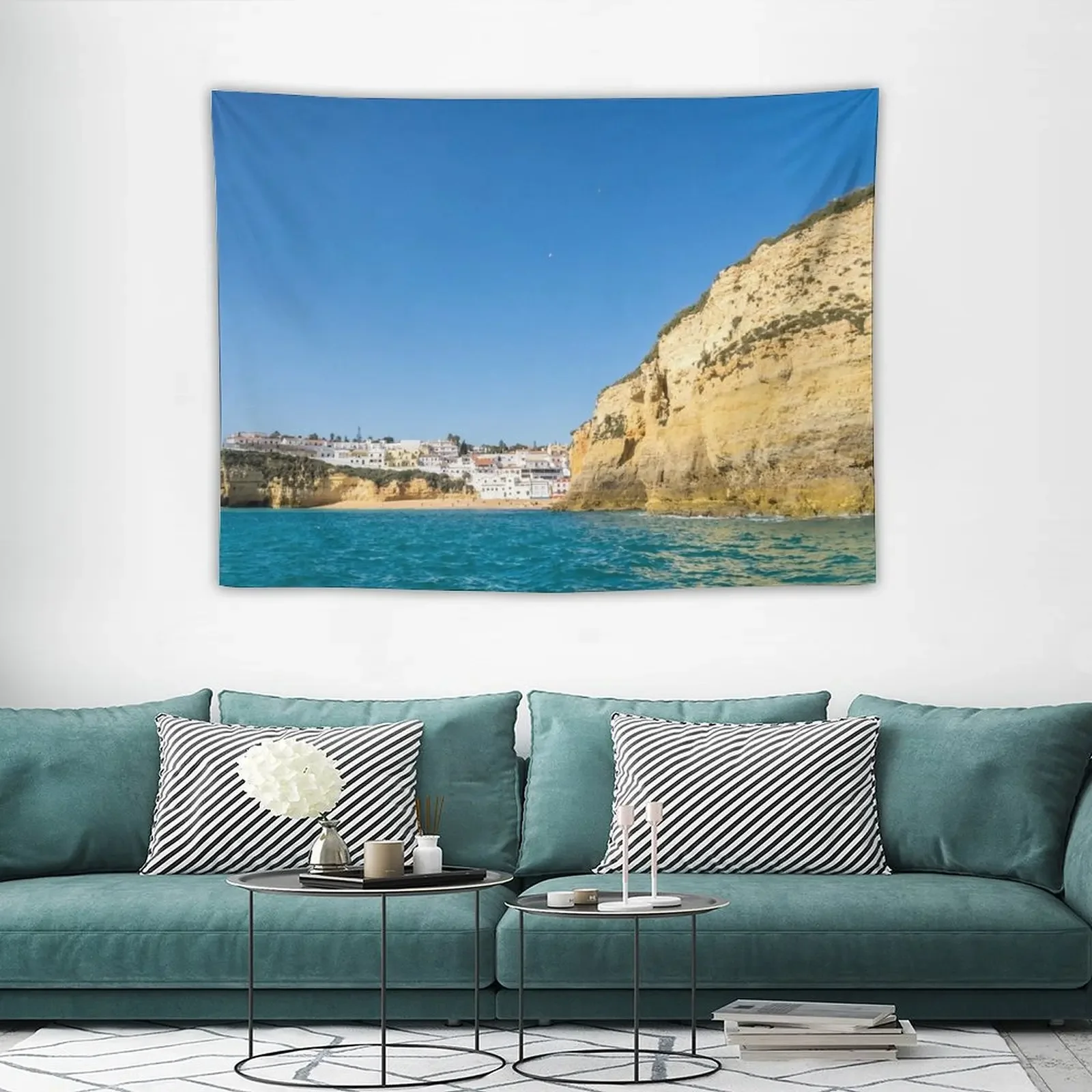 Катание на лодке у побережья карвоеро-потому что вам нужно отпуск солнце гобелен