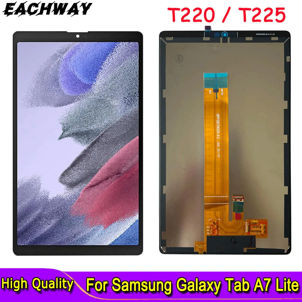 

ЖК-дисплей с сенсорным экраном и дигитайзером в сборе для Samsung Galaxy Tab A7 Lite, T220, T225