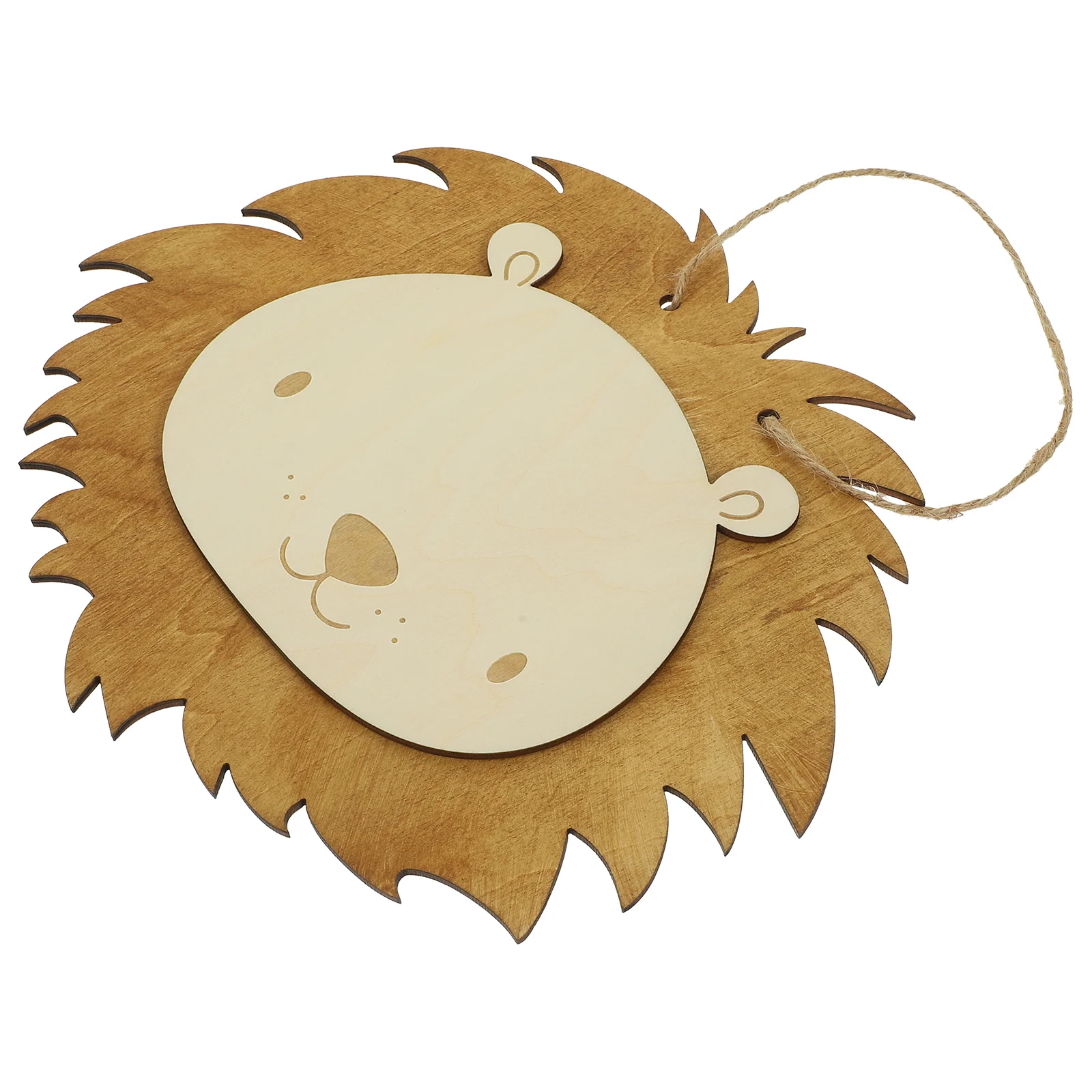 

Bedroom Decor Wall Home Hanging Christmas Party Decoration Wooden Lion Decorative Ornaments Cutainsforbedroom