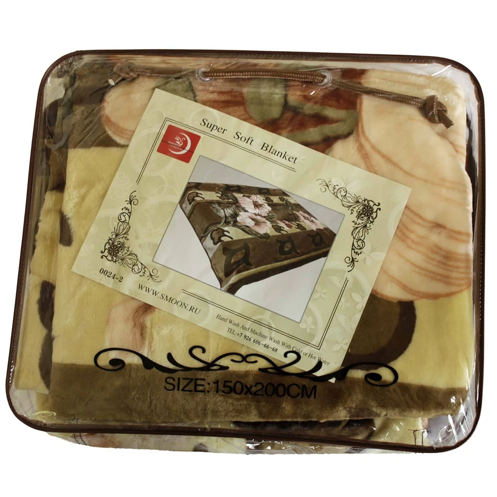 Плед &quotТыква лилия&quot хаки 150x200 полуторный облегченный Смун |