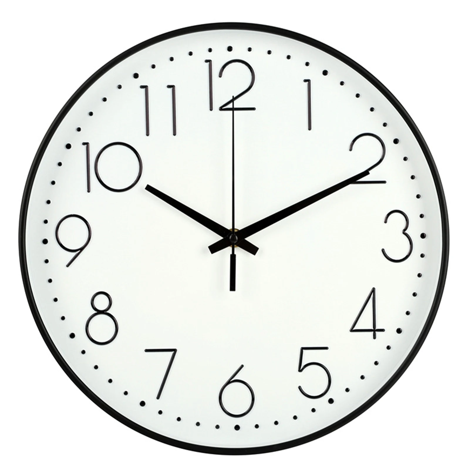 8-дюймовые бесшумные настенные часы не тикающие декоративные легко читаемые