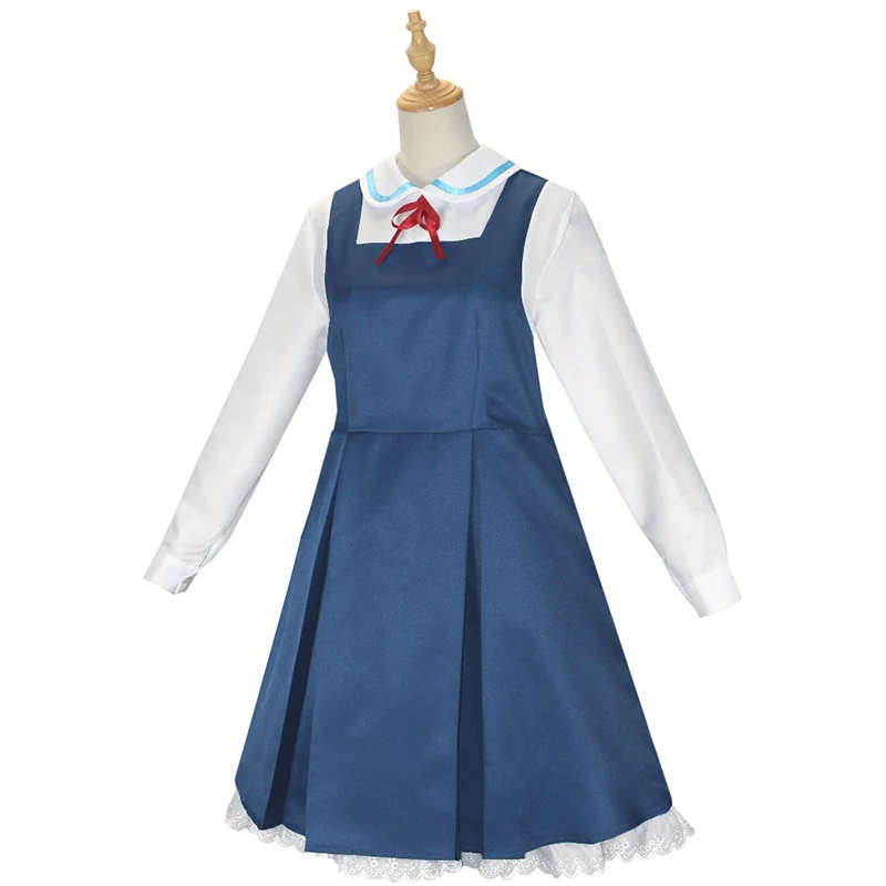 Костюм для косплея Аня форгер из аниме Шпион х Синее платье Униформа Носки