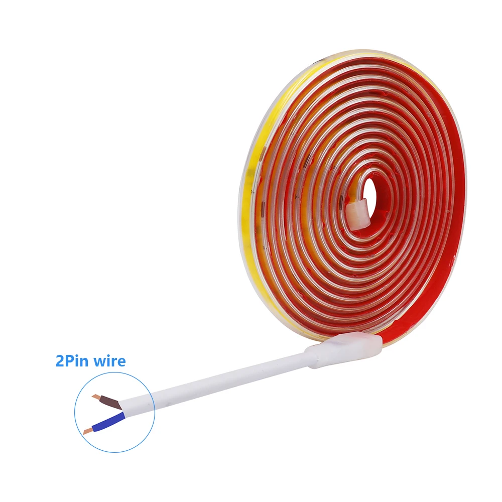 

KISUFU COB светодиодная лента 220В IP67 240 светодиодов/м