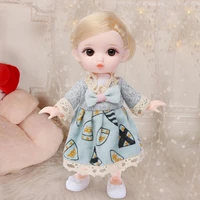 1set doll toy unique lightweight delicate makeup fashion doll toy set for recreation doll set girl doll