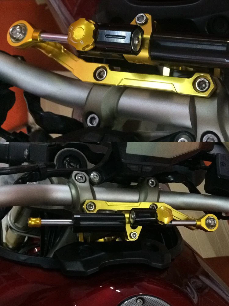 Для Yamaha MT09 MT-09 FZ09 FZ-09 2013-2020 2019 2018 2017 CNC стабилизатор рулевого демпфера комплект