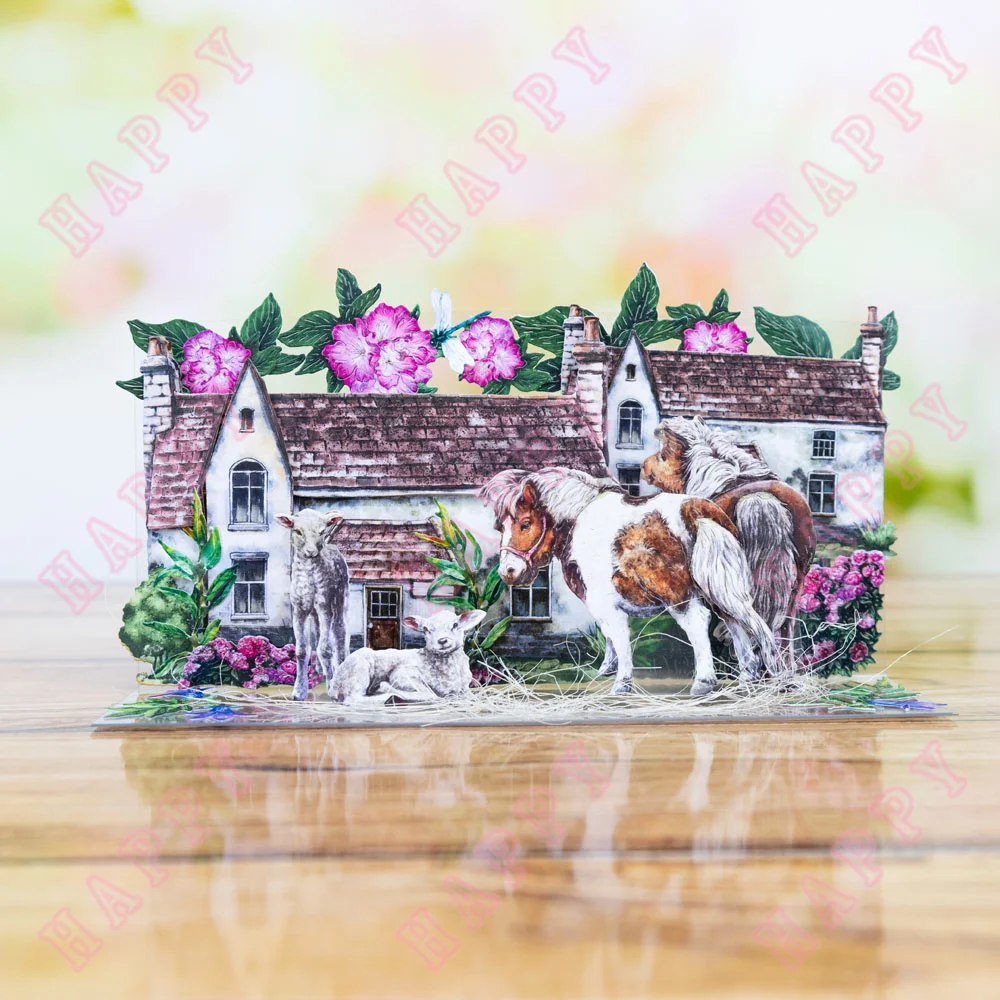 Металлические режущие штампы Rhododendron Highland цветы рай украшение для рукоделия