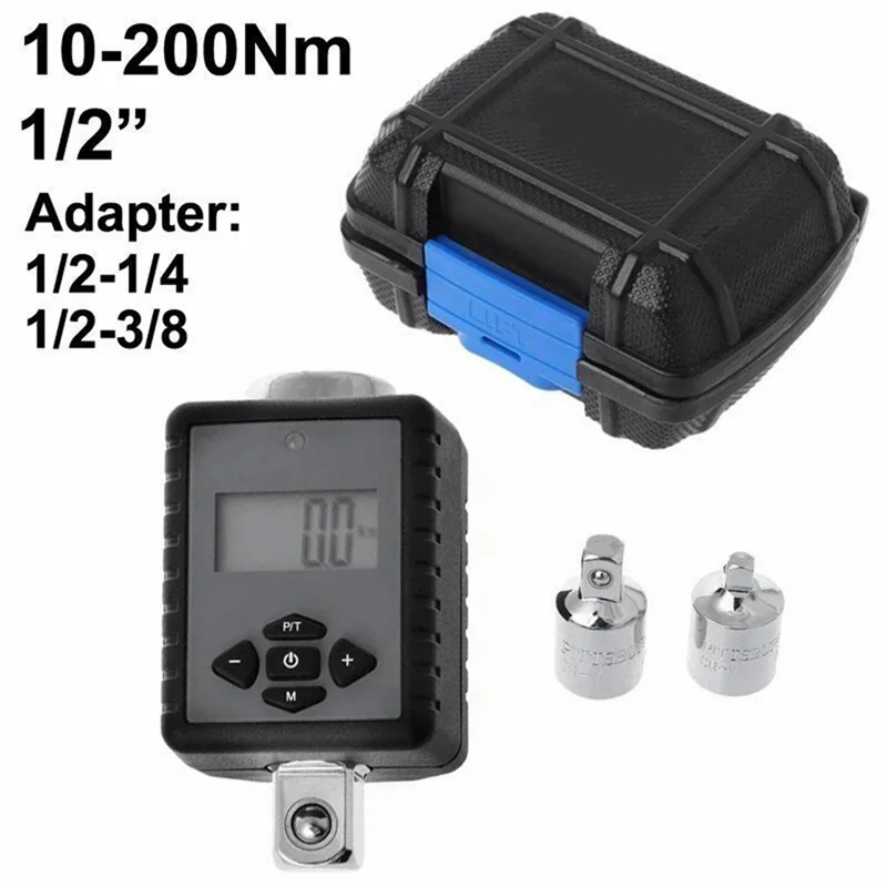 Цифровой динамометрический ключ датчик Электронный Набор инструментов 10-200 нм с