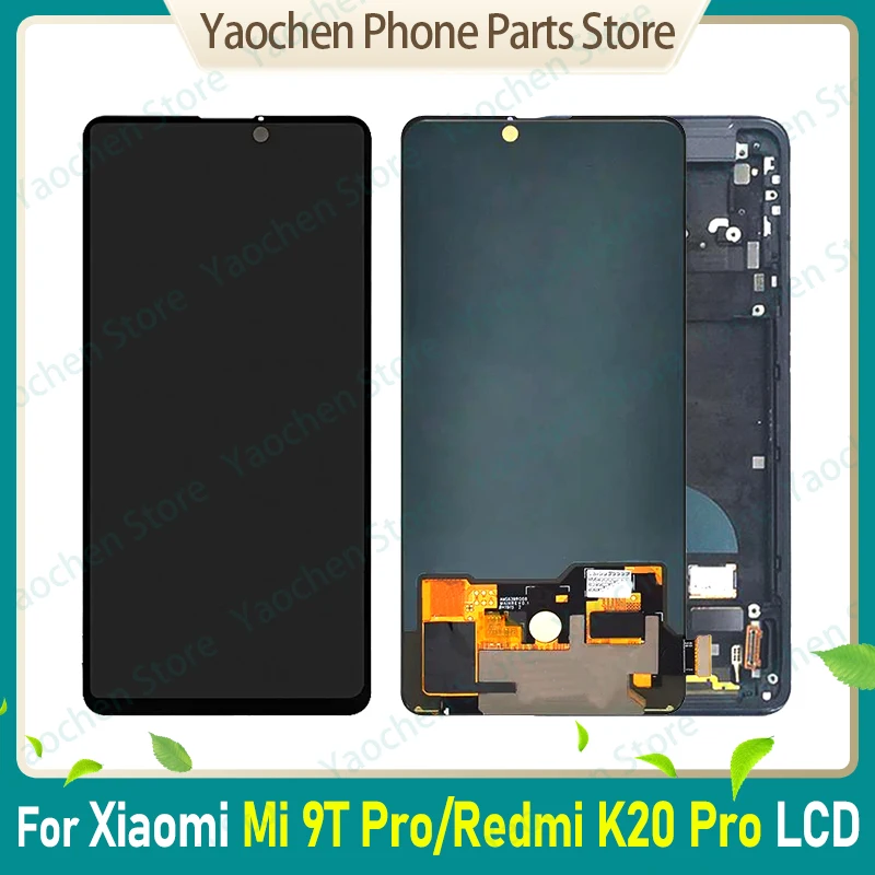 

ЖК-дисплей OLED для Redmi K20 Pro, сенсорный экран с дигитайзером в сборе, детали для Xiaomi Mi 9T Pro, ЖК-дисплей с рамкой