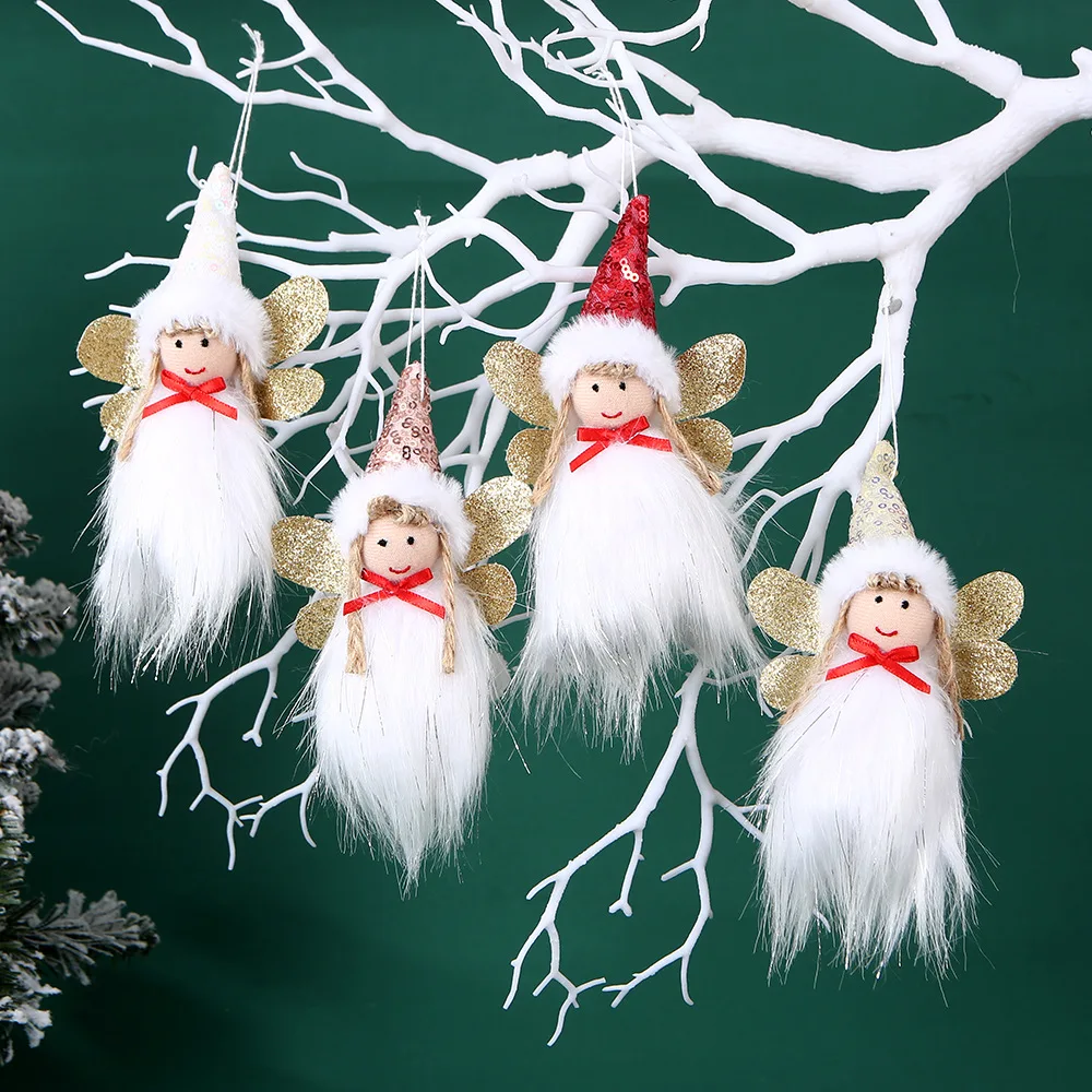 

2022 Рождественская елка, подвесные украшения 2023, новогодние подарки, рождественские куклы-ангелы, Рождественское украшение для дома, Рождес...