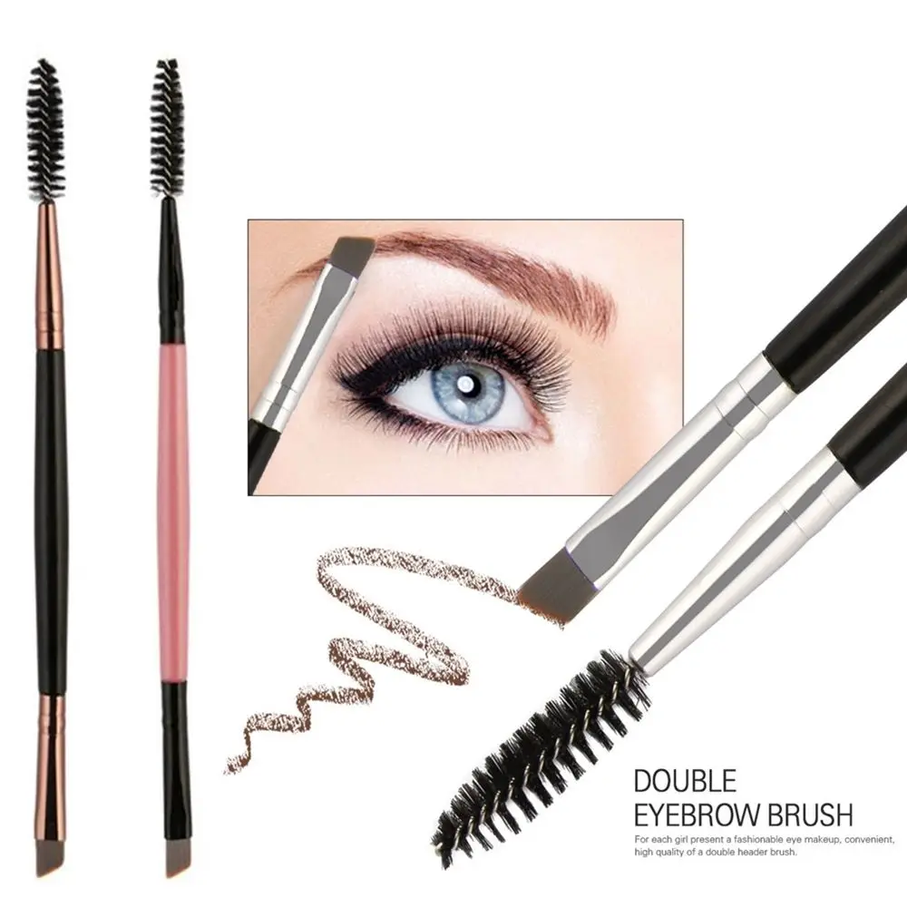 

Eyelash Eyebrow Brush Double Head Eyeliner Brush Mascara Wand Applicator Eye Lashes Makeup Tools