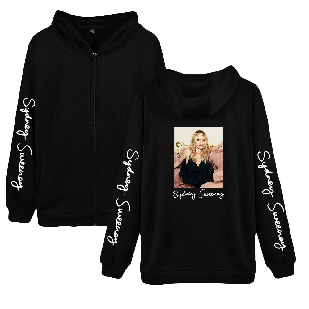 

Толстовка с капюшоном на молнии, с персонализированным принтом