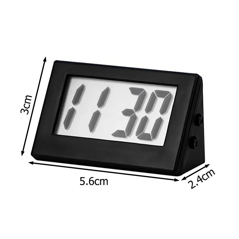 Минималистичные мини-электронные часы бесшумные настольные с дисплеем времени