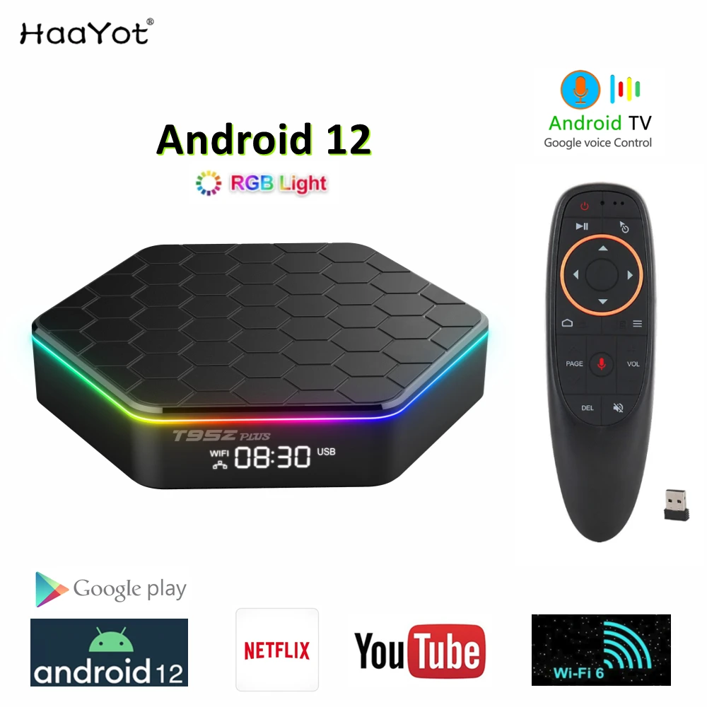 

TV Box Android 12 Allwinner H618 2G/4G RAM 16G 32G 64G ROM TVBOX 2.4G 5G Wifi6 HDR 6K Youtube Media Player Set Top Box