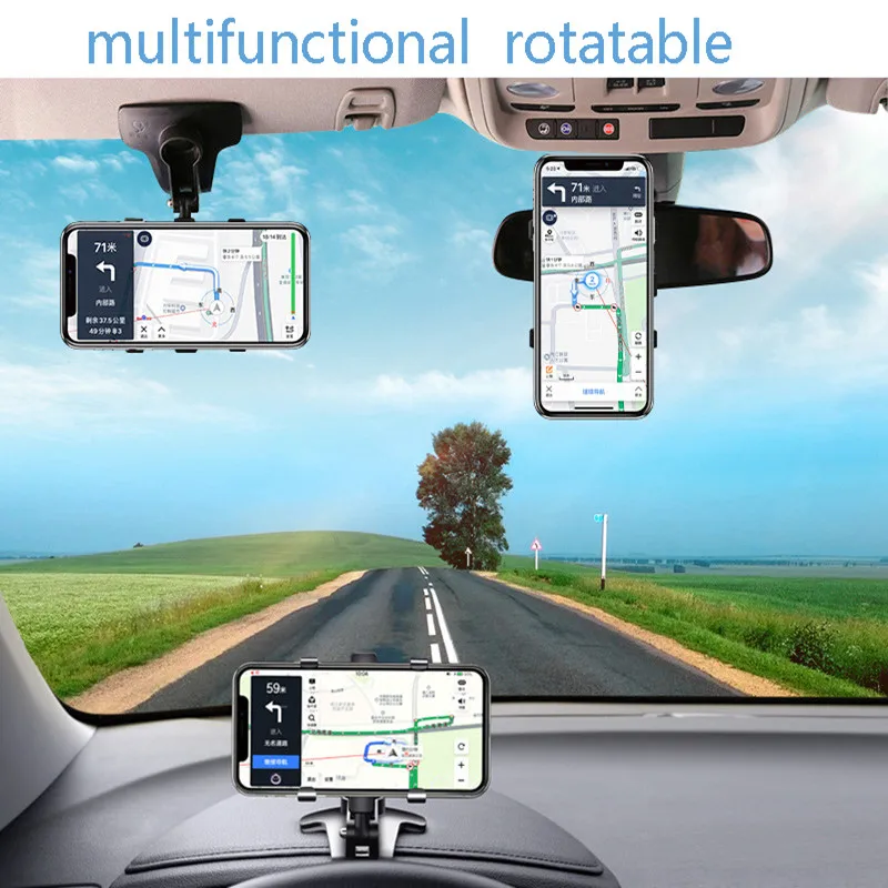 

Автомобильный держатель для телефона вращающийся многофункциональный держатель для навигации AR подходит для всех мобильных телефонов Нов...