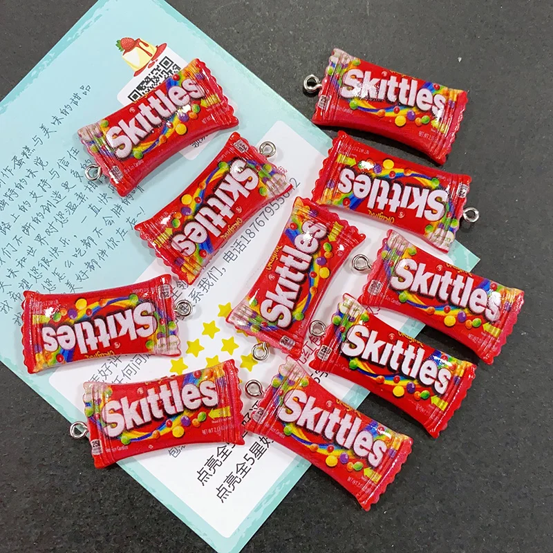 Прямоугольные шоколадные подвески 10 шт