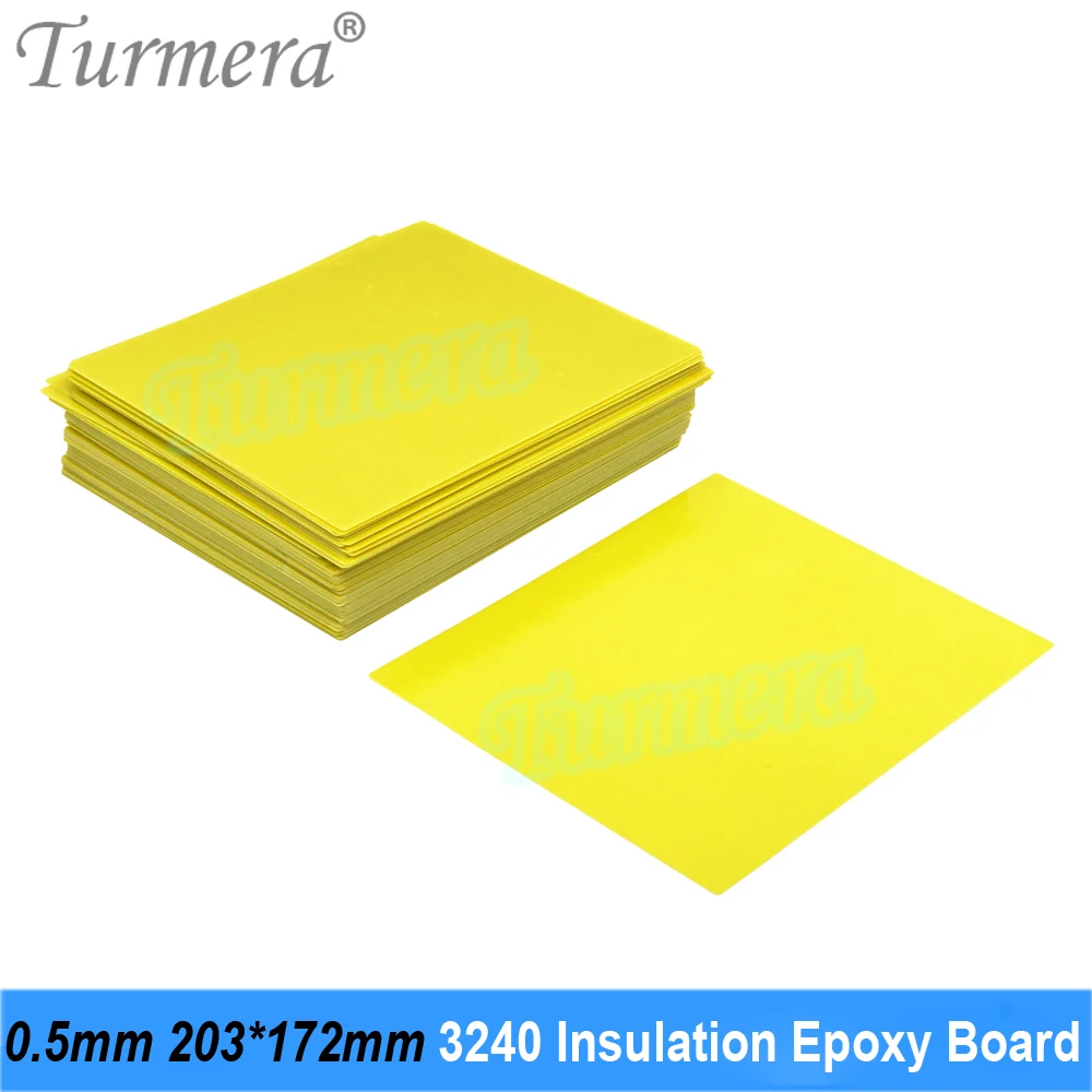 Turmera 3240 Insulation Epoxy Board 0.5mm Thickness 203*172mm for 3.2V 280Ah 320Ah 310Ah 90Ah 12.8V Lifepo4 Battery Pack Diy Use