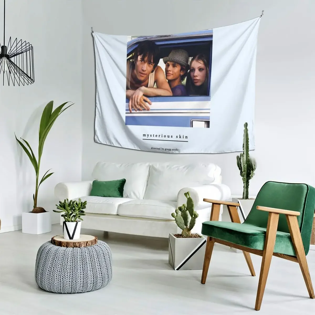 Загадочная кожа (Грегг Араки) Джозеф Гордон-Левт Мишель Трэуроберг Гобелен Декор