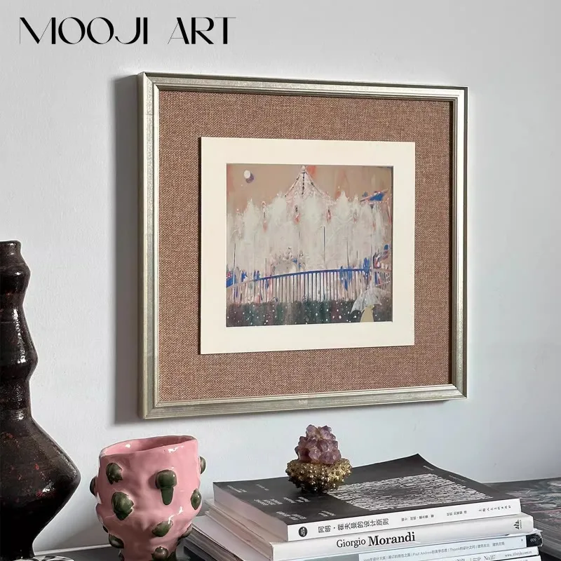 Muji современное средневековое нишевое искусство декоративная живопись спальня