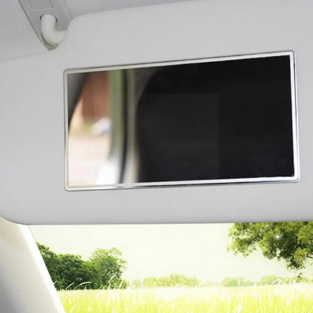 

Автомобильные стальные зеркала для макияжа Mirro, большие/маленькие автомобильные внутренние Безопасные Автомобильные косметические зеркал...