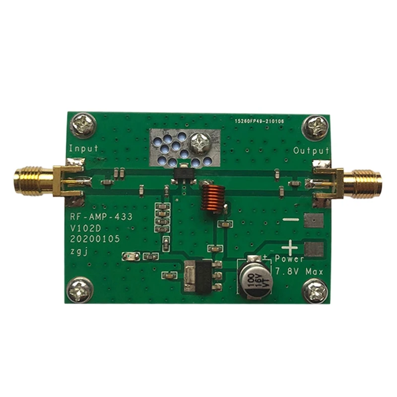 

400-460Mhz 433Mhz 8W RF Power Amplifier Board High Frequency Power Amplifier Module Digital Power Amplificado