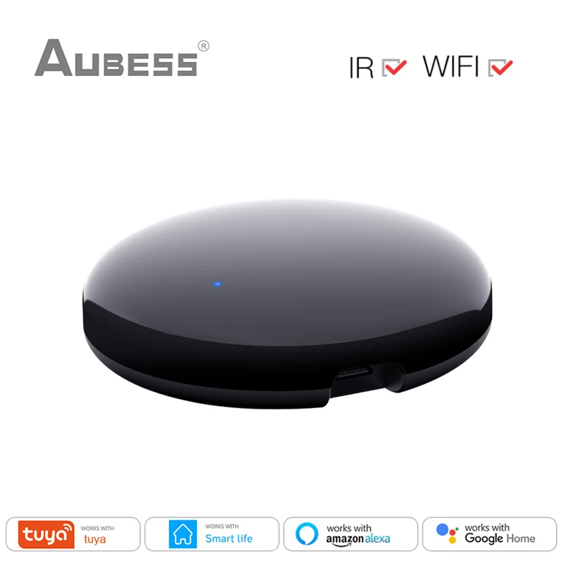 Умный пульт дистанционного управления AUBESS Tuya Универсальный Инфракрасный с Wi-Fi