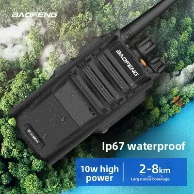 Фото Мощная водонепроницаемая рация BAOFENG BF-S56MAX для гражданского использования, оборудование для связи на открытом воздухе №4