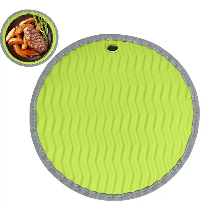 Кухонные горячие подушечки двусторонние прихватки для духовки силиконовые