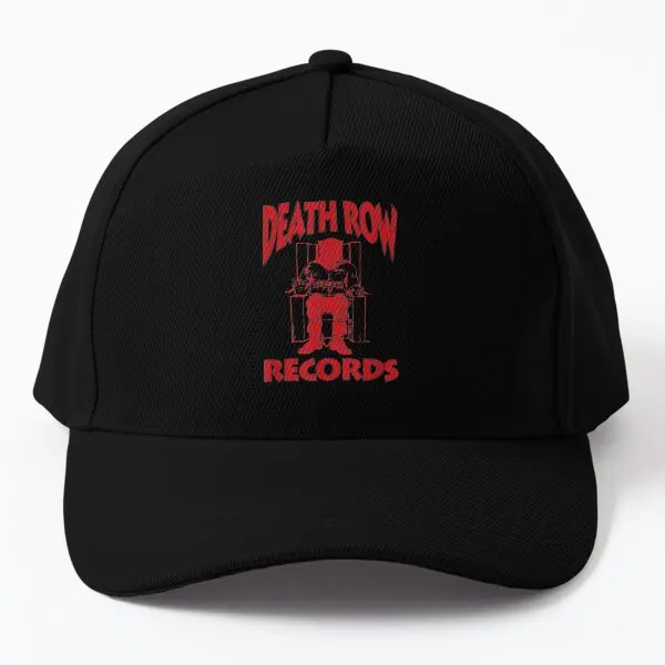 Death Row Records Red Logo  Baseball Cap Hat Fish Bonnet  Casual Casquette Black Hip Hop Mens Snapback Outdoor Boys Spring