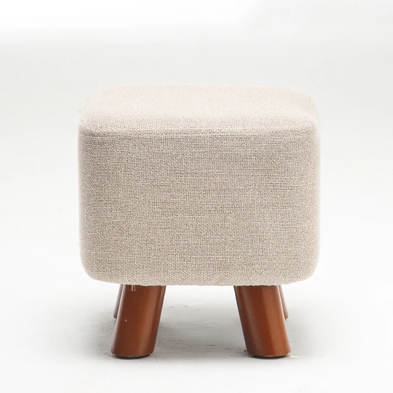 Ottoman Modern Step Wooden Stool Bar Foot Nordic Bar Stools 
