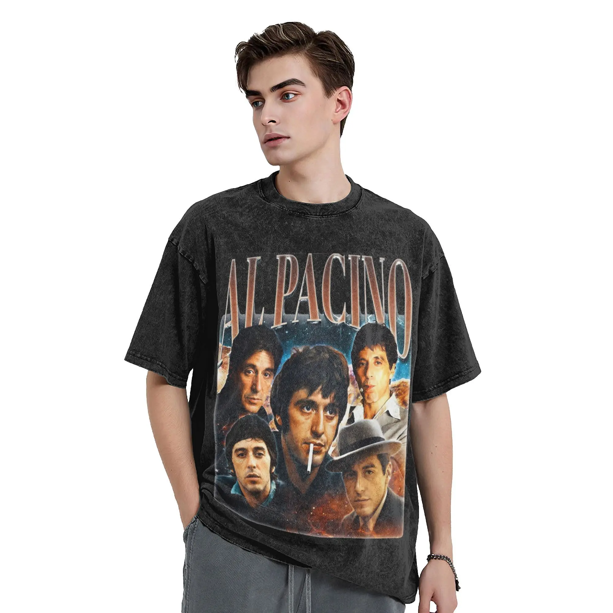 AL PACINO Футболка в стиле 90-х годов хип-хоп хлопковые футболки Харадзюку винтажные
